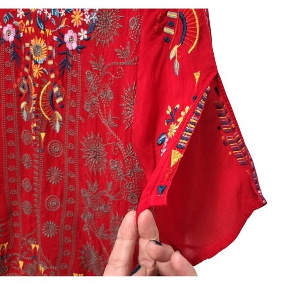 JOHNNY WAS Zillia Embroidered Tunic - Picture 8 of 17
